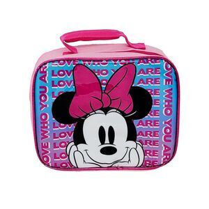 New Minnie Mouse Lunch Bag Insulated Disney Smiles Bows Reusable